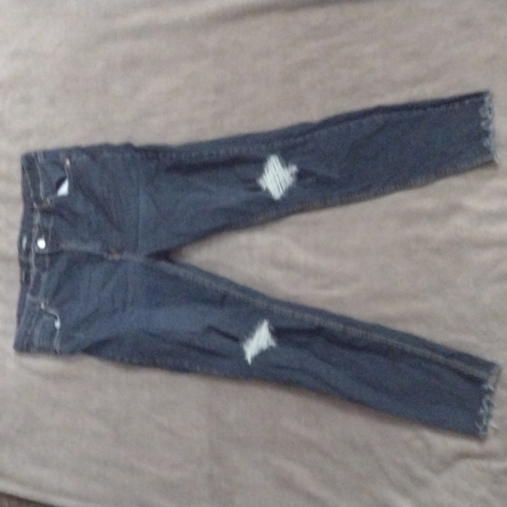 Dark blue jeans